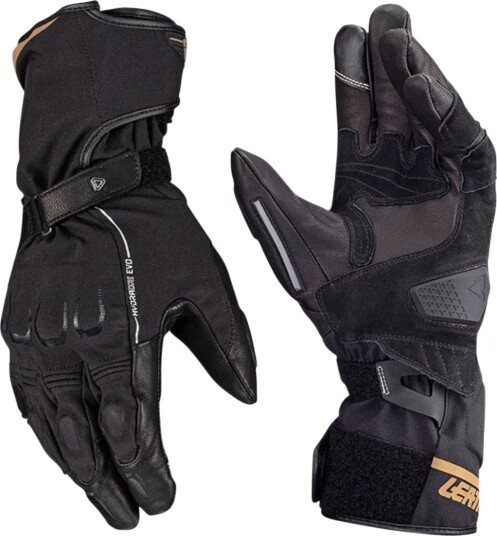 MC-hansker Leatt ADV SubZero 7.5 Stealth Black M
