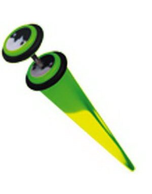 Big Needle Green/Black/White Fake Piercing