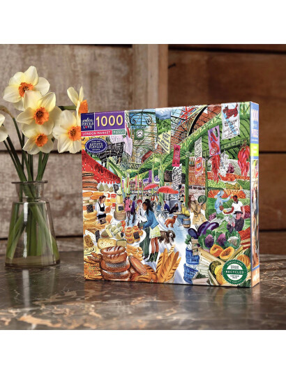 Eeboo Puzzle 1000 Pcs - London Market - Multi/patterned - ONE SIZE