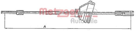 Metzger Tautrekk parkeringsbrems METZGER 10.818