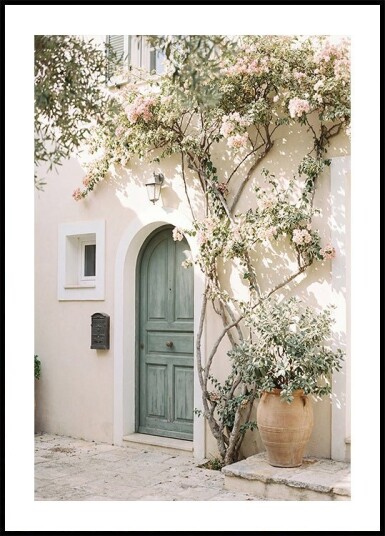 Mediterranean Door Plakat Plakat / 40x50cm