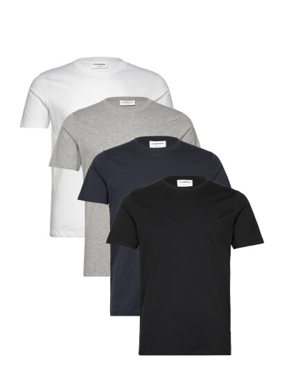 Lindbergh Basic Tee S/S - Multi/patterned - M