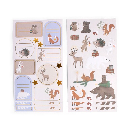 FILIBABBA Forest Friends Stickers Wonderful Winter