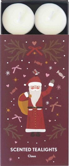 Pluto Claus duftlys 8 stk