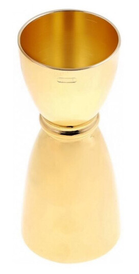 Yukiwa Jigger 28/43ml gullbelagt