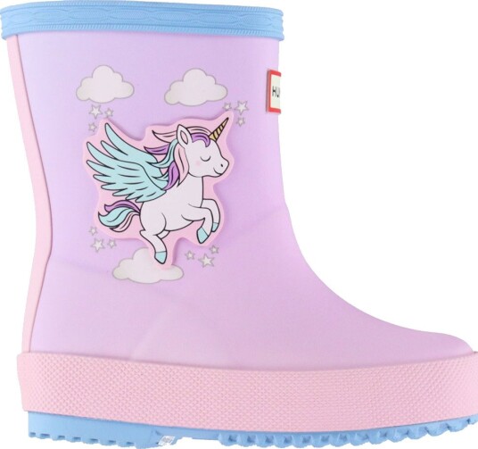 Hunter Gummistøvler Kids First Blue Frost/Parfait Pink Hunter 27 Gummistøvler Blå Lilla Rosa