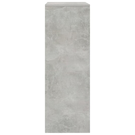 Skjenk med 6 skuffer betonggrå 50x34x96 cm konstruert tre 800670