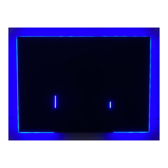 LAUFEN LIS ELEKTRISK TRYKKPLATE MED SENSOR SORT GLASS LAUFEN LIS ELEKTRISK TRYKKPLATE MED SENSOR SORT GLASS