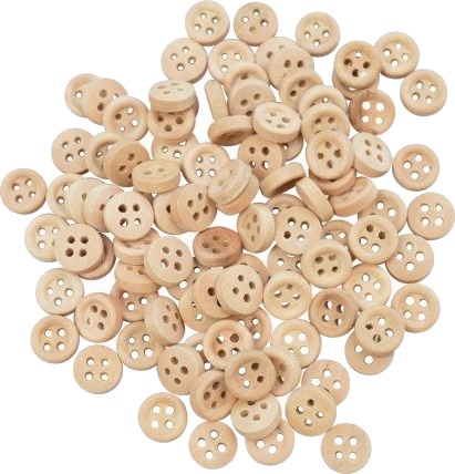 Infinity Hearts Infinity Hearts Knapper Tre 8Mm 100 Stk