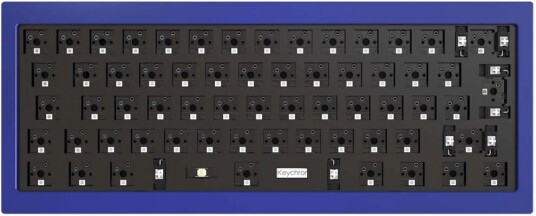 Keychron Q4 Qmk 60% Iso Barebone Rgb Hot-Swap - Blå