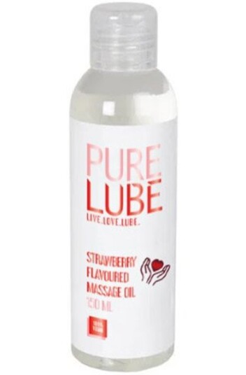 Pure Lube Massage Oil Strawberry 150 ml Pure Lube Massage Oil Strawberry 150 ml