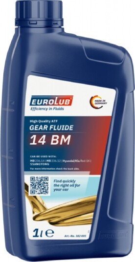 Transmisjonsolje EUROLUB Gear Fluide 14 BM 1L