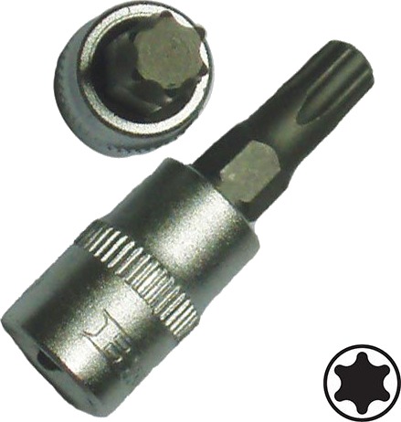 BATO Stifttopp kort 1/4" Torx 15.