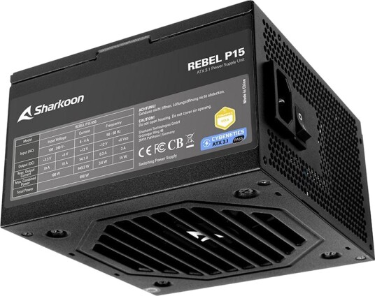 Sharkoon Rebel P15 650W 1x 12-Pin 2x PCIe Modulær