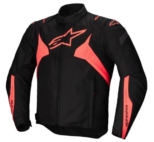 Alpinestars T-Jaws V4 MC-Jakke WP Svart/Rød 2XL Alpinestars T-Jaws V4 MC-Jakke WP Svart/Rød 2XL