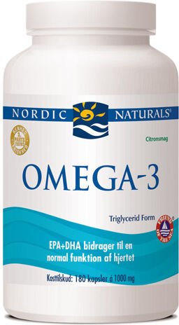 Nordic Naturals Omega 3 m. sitrussmak - 180 Kapslar Nordic Naturals Omega 3 m. sitrussmak - 180 Kapslar