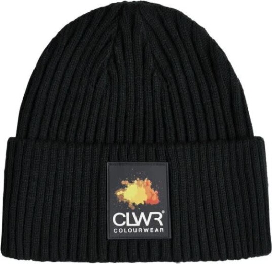 ColourWear Badge Beanie Black One Size ColourWear Badge Beanie Black One Size
