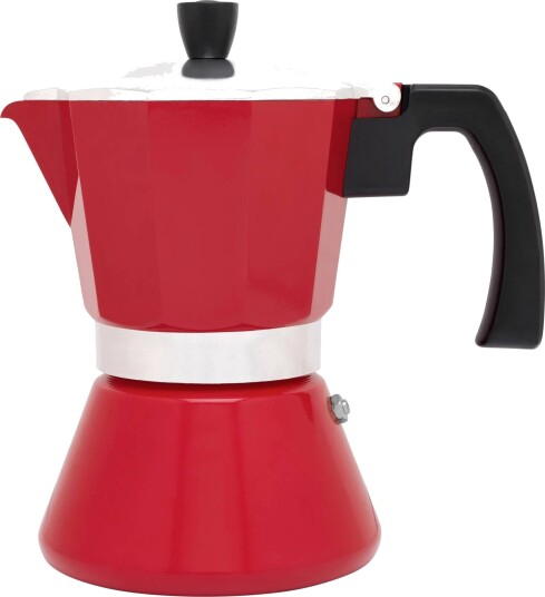 Leopold Vienna LV113007 Espressokanne - 310 ml, 6 kopper - Rød