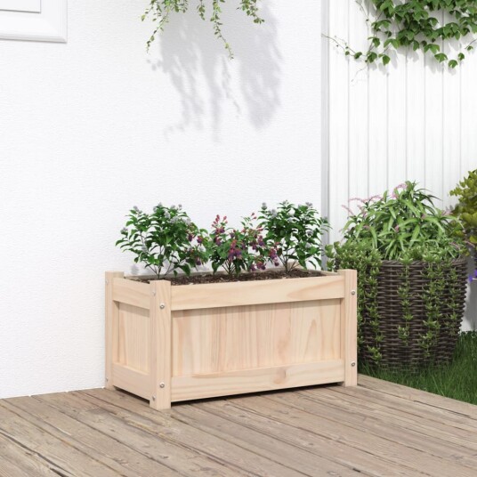 Plantekasse 60x31x31 cm heltre furu