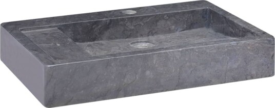 Vask 58x39x10cm Marmor Svart