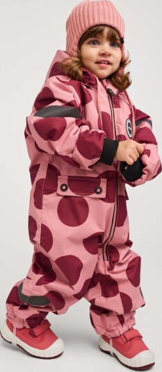 Reima Vanntett Vinterdress Marte Mid Rose Blush Reima 74 Vinterdress Bordeaux Rosa