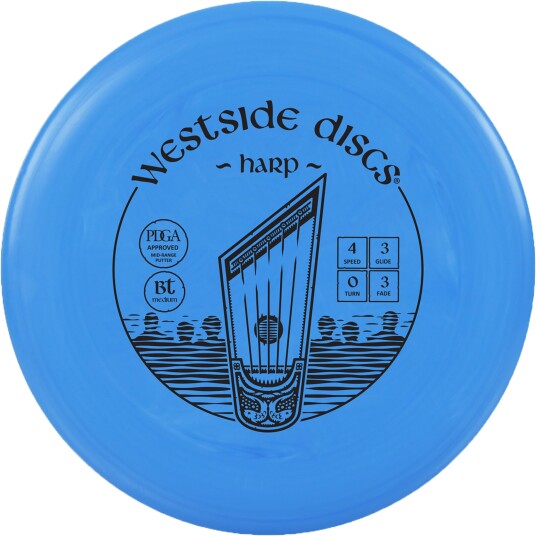Westside Discs BT Medium Putter Harp - Blue