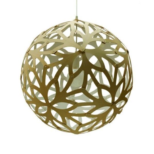 David Trubridge Floral Ø80 Hvit Taklampe David Trubridge Floral Ø80 Hvit Taklampe