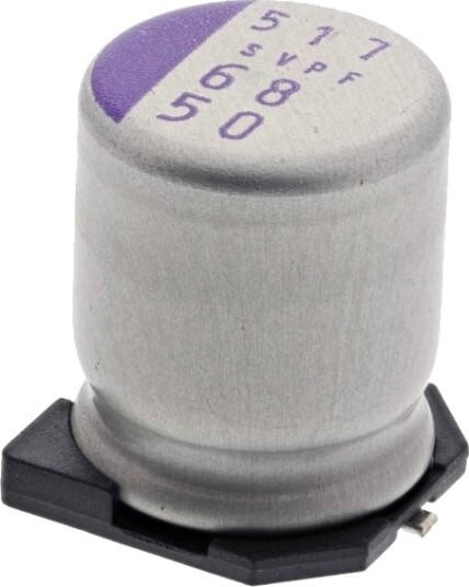Panasonic 50Svpf68m Elektrolytisk Kondensator Smd 68 Μf 50 V 20 % Ø 10,00 Mm 1 Stk Tape Cut Panasonic 50Svpf68m Elektrolytisk Kondensator Smd 68 Μf 50 V 20 % Ø 10,00 Mm 1 Stk Tape Cut