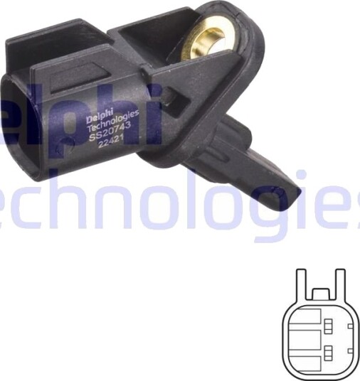 DELPHI SS20743 Sensor ABS