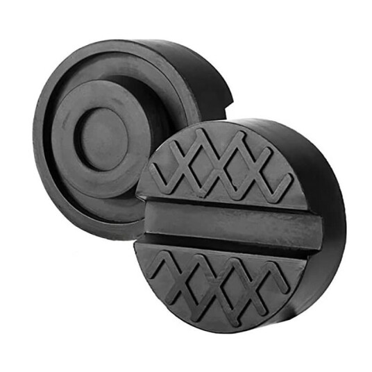 INF Car Jack Jack gummipute for Tesla biler 2-pack Sort