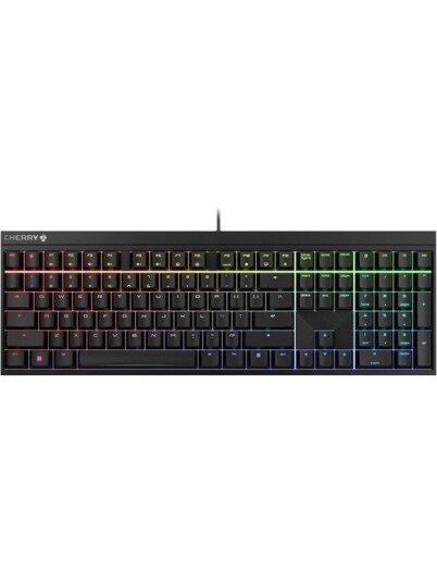 Cherry MX 2.0S MX Red Gamingtastatur Nordisk Svart Cherry MX 2.0S MX Red Gamingtastatur Nordisk Svart