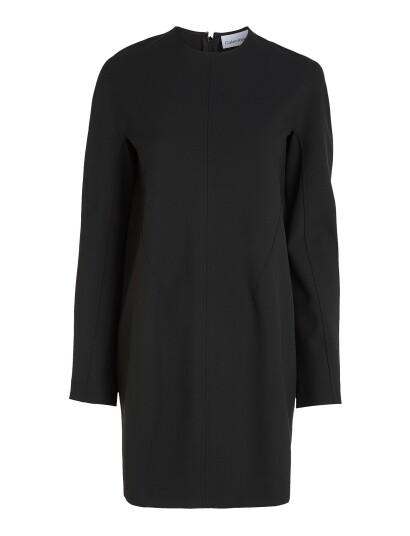 Calvin Klein | Heavy Viscose Ls Shift Dress | 36 Calvin Klein | Heavy Viscose Ls Shift Dress | 36