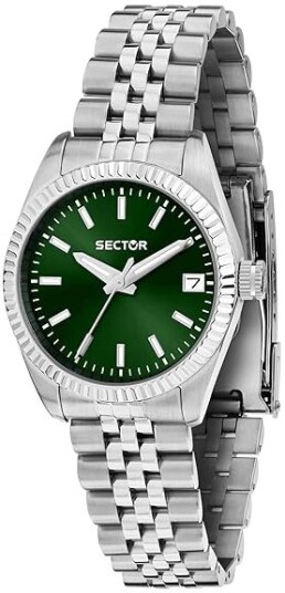 Sector 240 Dameklokke R3253240513 Grønn/Stål Ø32 mm