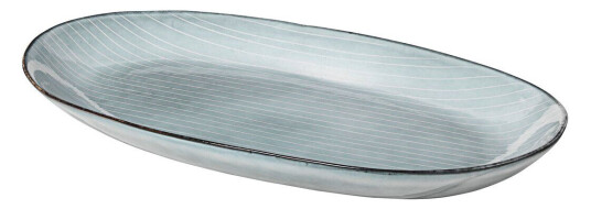 Broste Copenhagen Nordic Sea Serveringsfat 30 cm Oval Grå Broste Copenhagen Nordic Sea Serveringsfat 30 cm Oval Grå