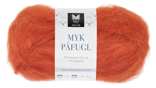 Dale Garn Dale Myk Påfugl 7903 Oransje