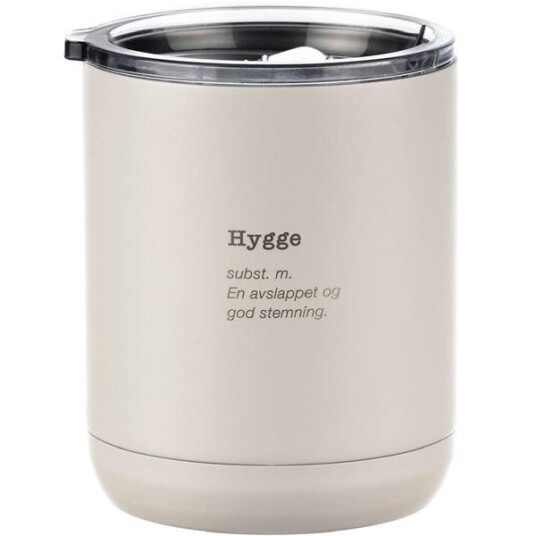 Pictureit Termokopp hank hygge 33 cl hvit Pictureit Termokopp hank hygge 33 cl hvit