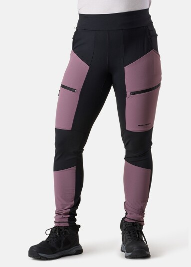 Swedemount Trondheim Trekking Tights W Dk. Mauve/Black 40 Bukser
