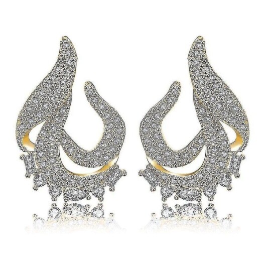 Novoka Overdrevne Rhinestone Eardrops Novoka Overdrevne Rhinestone Eardrops