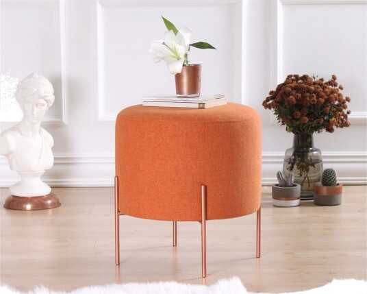 Yellowknife Sittepuff 40 cm Oransje