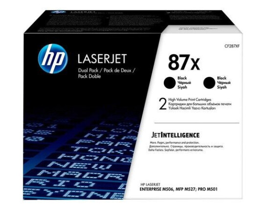 HP 87X / CF287XD 2-Pack - Laser toner Svart HP 87X / CF287XD 2-Pack - Laser toner Svart
