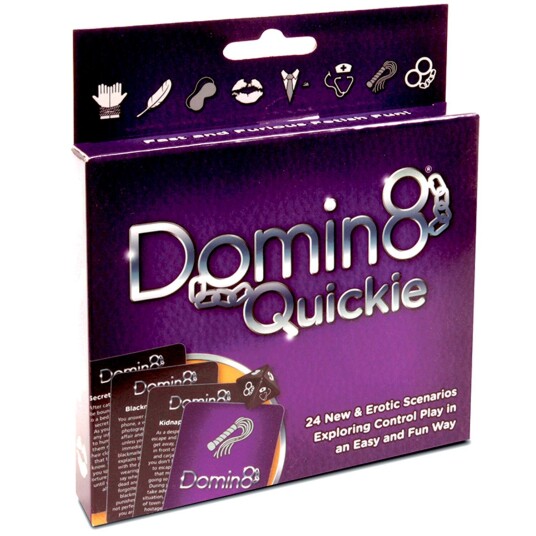 Creative Conceptions Domin8 Quickie Fetish Spill til Par - Lilla - Lilla Creative Conceptions Domin8 Quickie Fetish Spill til Par - Lilla - Lilla