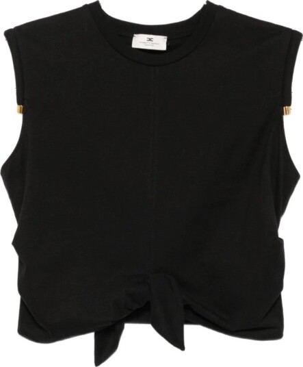 Elisabetta Franchi Dame Topper Svart XL,