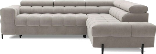 Hjørnesofa Eltap Ferucce 276x200x93 cm Paros 02 Beige Høyre