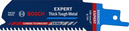 Bosch S 555 CHC Tigersågblad for Metall - 100 mm