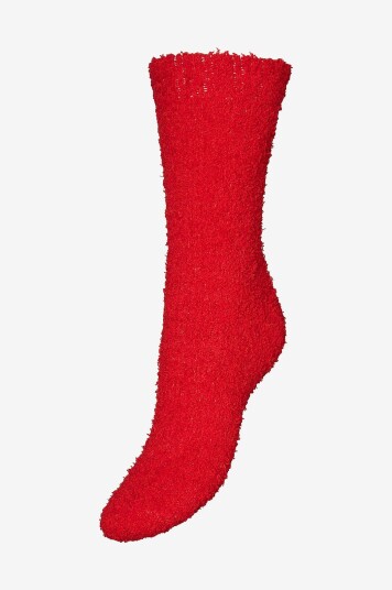Vero Moda Sokker vmDora Fluffy Socks Xmas 2 pakning Rød