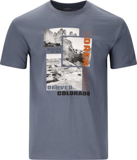 Cruz Maliko Printed T-skjorte Barn Blå 164