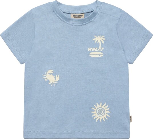 Wheat T Shirt S/S Ib Blue 86