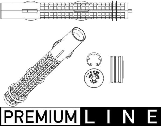 MAHLE AD 287 000P Tørker, klimaanlegg