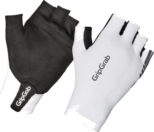 GripGrab Faststream Aero sykkelhansker korte fingre hvit GripGrab Faststream Aero sykkelhansker korte fingre hvit