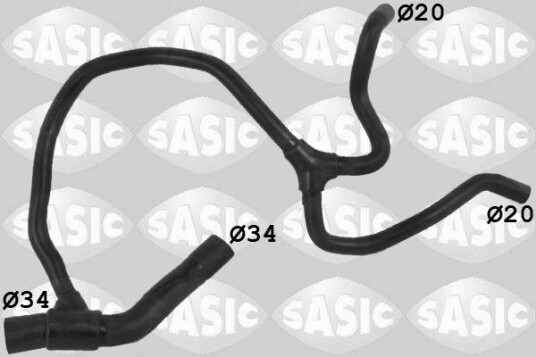 Radiatorslange SASIC 3406350